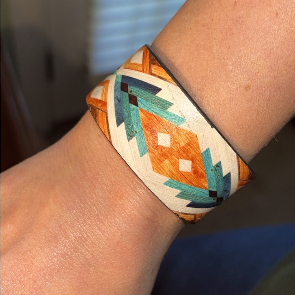 NWT Mosaic Western Bohemian Cuff Bracelet